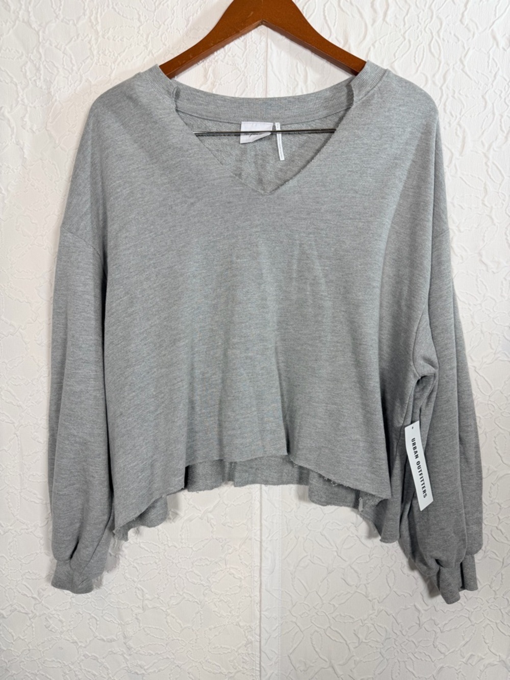 Urban Outfitters NWT Out From Under Heather Grey Oversized Sweatshirt Sz S